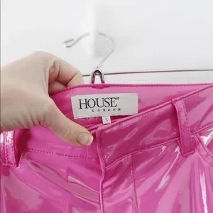 House of CB Pants Jumpsuits House Of Cb Haridan Pink Patent